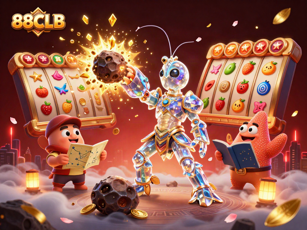 Experience the thrill of 88CLB's slot games with vibrant graphics and dynamic action!