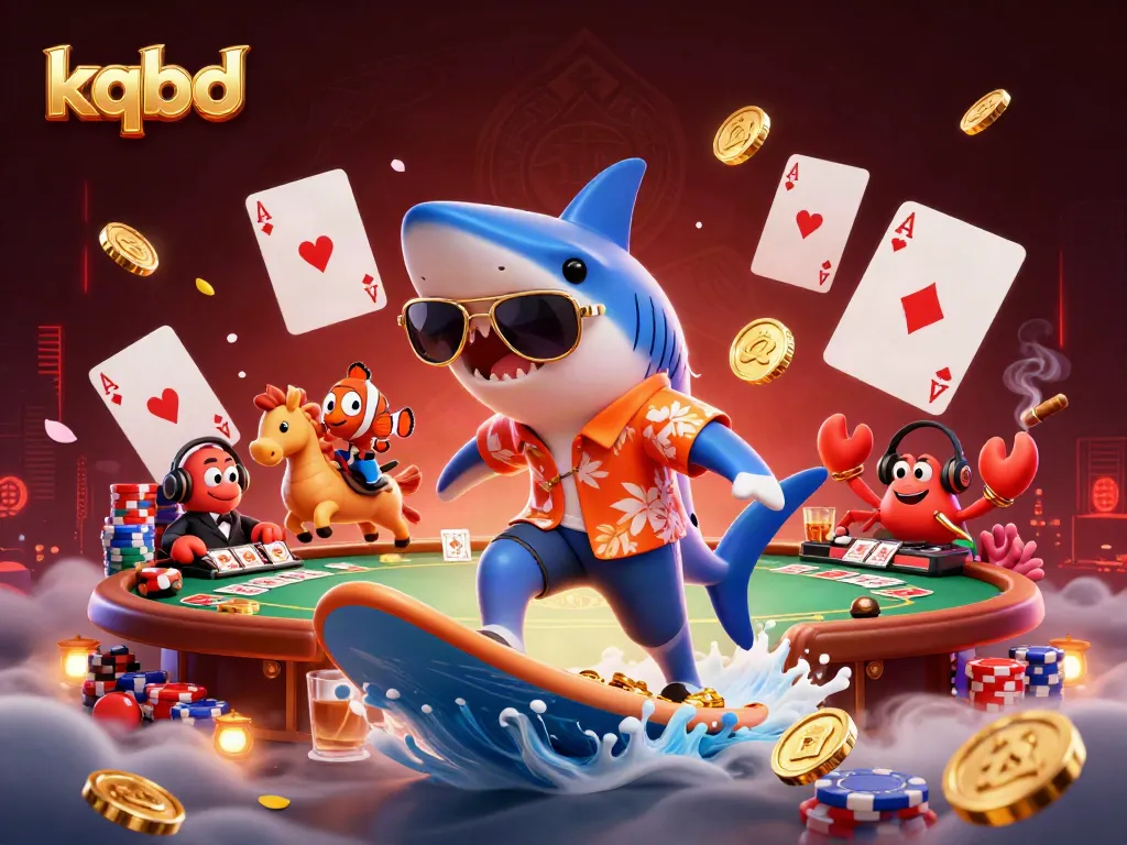 Engage in kqbd sports betting with vibrant cartoon characters and a dynamic casino scene.