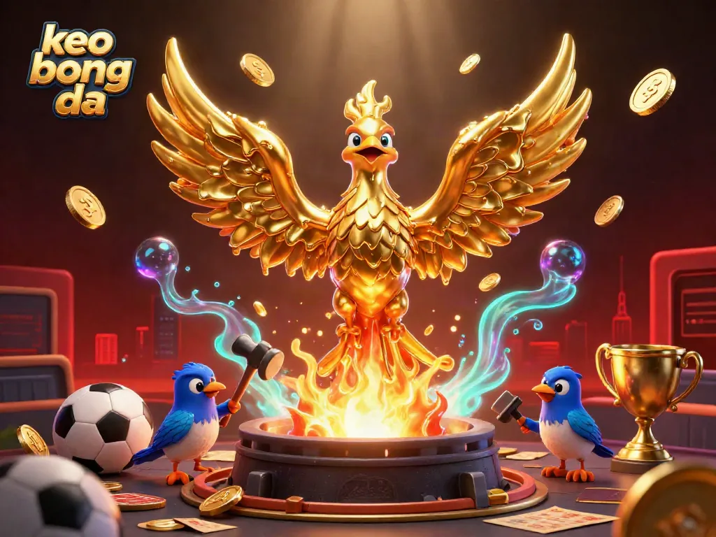 Engage in keo bong da with strategic soccer betting elements, showcasing dynamic soccer scenes and excitement.