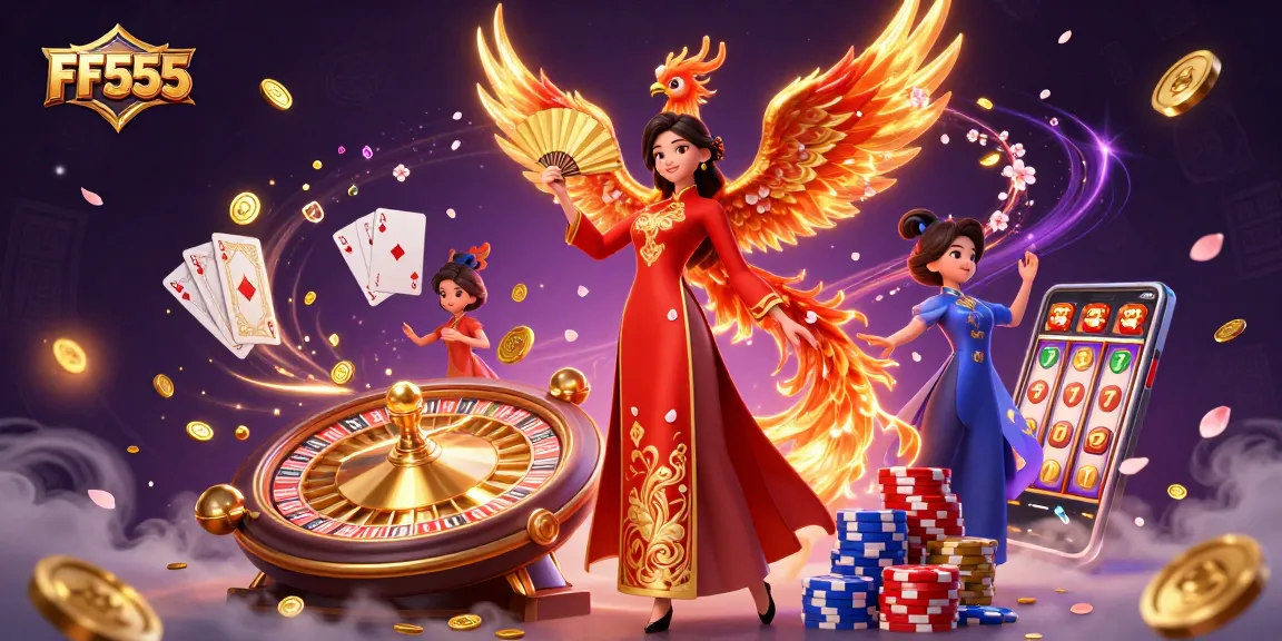 Win big at FF555 with exciting slots and a vibrant casino atmosphere.