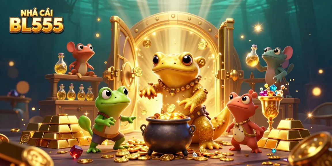 Engage with NHÀ CÁI BL555 as the golden salamander alchemist transforms base metals into winning gold coins.